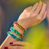 Chakra arc-en-ciel | Bracelet en verre solide Firefly